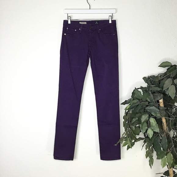 AG Adriano Goldschmied Purple Cigarette Jean - Picture 1 of 5